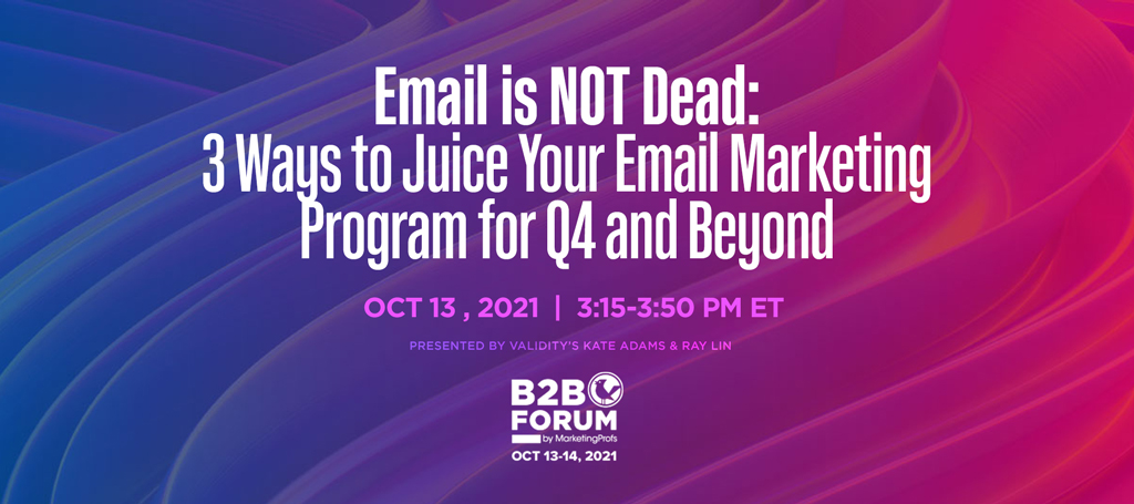 Email is NOT Dead: 3 Ways to Juice Your Email Marketing Program for Q4 and Beyond