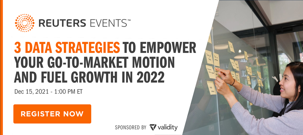 Reuters Webinar: 3 Data Strategies to Empower your Go-to-Market Motion and Fuel Growth in 2022