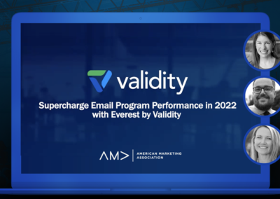 Supercharge Email Program Performance in 2022 with Everest by Validity