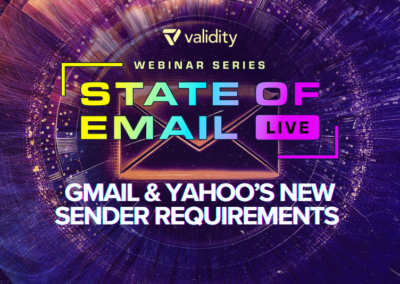 State of Email Live: Gmail & Yahoo’s New Sender Requirements