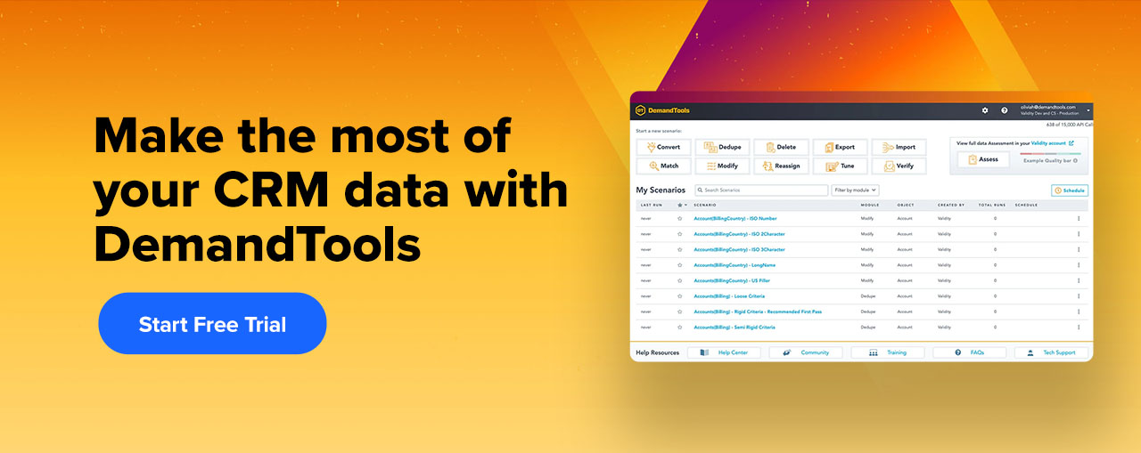 Make the most of your CRM data with DemandTools 