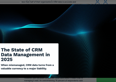 The State of CRM Data Management in 2025