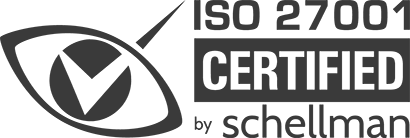 ISO 27001 Certfied by Schellman Badge